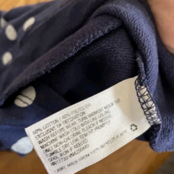 Gymboree Circo Blue White Polka Dot Dress Pink Flower T Shirt Dress Sz 3T Knit - Picture 8 of 9